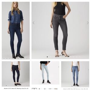 5 Pairs Of levi Skinny Jeans